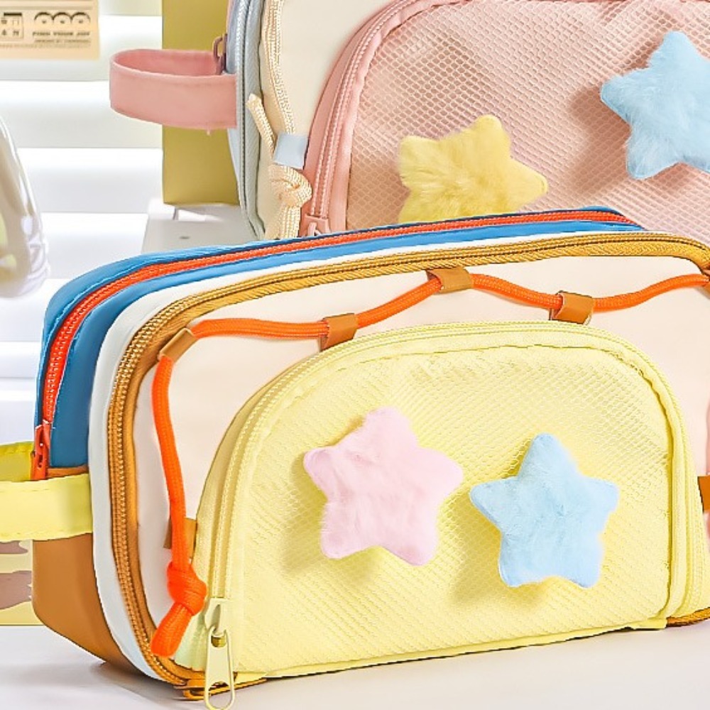 7-слойный пенал в стиле Y2K с  – обзор и цена Aesthetic Large Pencil Case Pouch