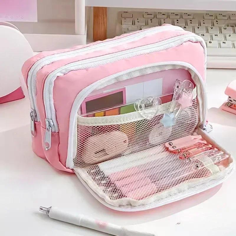 Портативный пенал большой вмес – обзор и цена Aesthetic Large Pencil Case Pouch