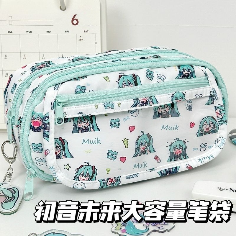 Пенал Hatsune Miku с милым мул – обзор и цена Aesthetic Large Pencil Case Pouch